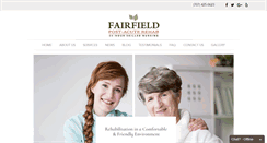 Desktop Screenshot of fairfieldrehab.net